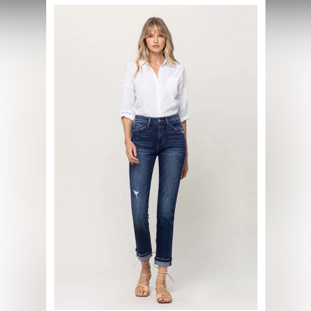 Flying Monkey High-Rise Boyfriend Jeans - Picture 6 of 11